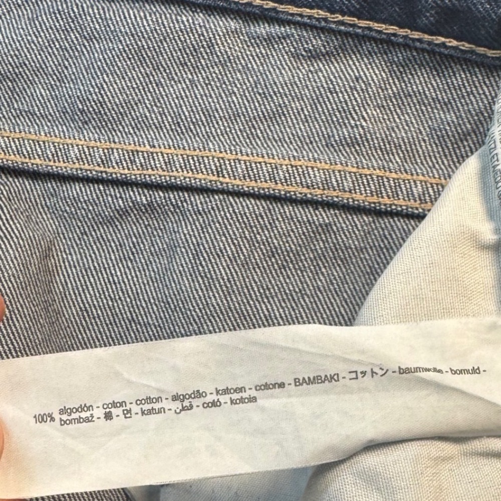 Zara + Denim Jeans Womens Size 6 Medium‎ Wash Straight Leg Button Fly EUC - Picture 7 of 9